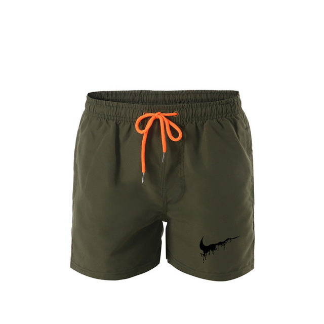 2019 Beach Shorts Men Bottoms Quick Dry Shorts Printing Swimming Surfing Shorts Summer Draw String Elastic Waist Shorts Men