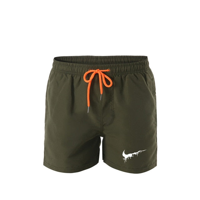 2019 Beach Shorts Men Bottoms Quick Dry Shorts Printing Swimming Surfing Shorts Summer Draw String Elastic Waist Shorts Men