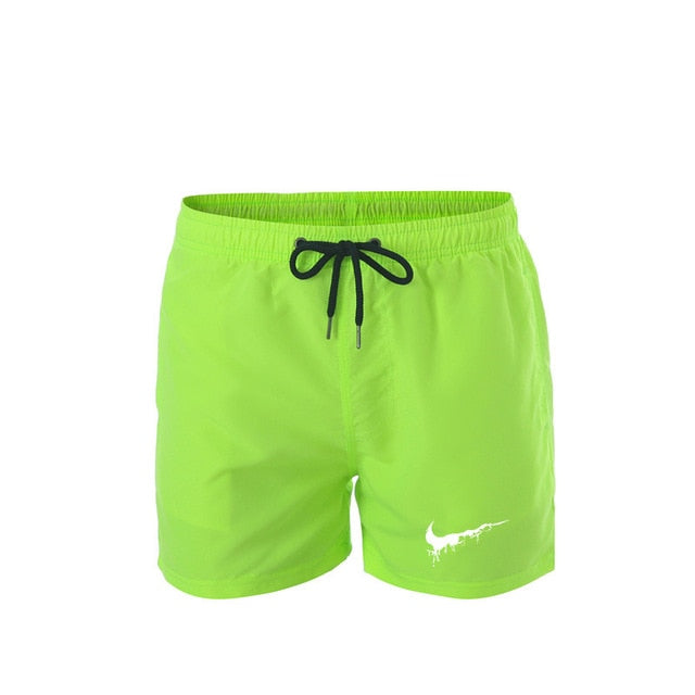 2019 Beach Shorts Men Bottoms Quick Dry Shorts Printing Swimming Surfing Shorts Summer Draw String Elastic Waist Shorts Men