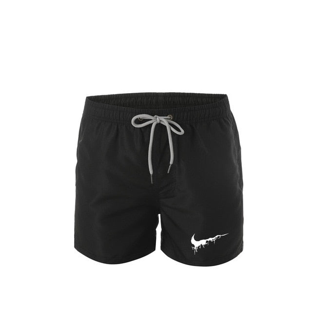 2019 Beach Shorts Men Bottoms Quick Dry Shorts Printing Swimming Surfing Shorts Summer Draw String Elastic Waist Shorts Men