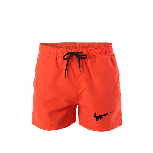 2019 Beach Shorts Men Bottoms Quick Dry Shorts Printing Swimming Surfing Shorts Summer Draw String Elastic Waist Shorts Men