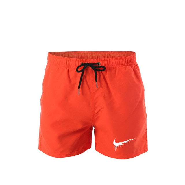 2019 Beach Shorts Men Bottoms Quick Dry Shorts Printing Swimming Surfing Shorts Summer Draw String Elastic Waist Shorts Men