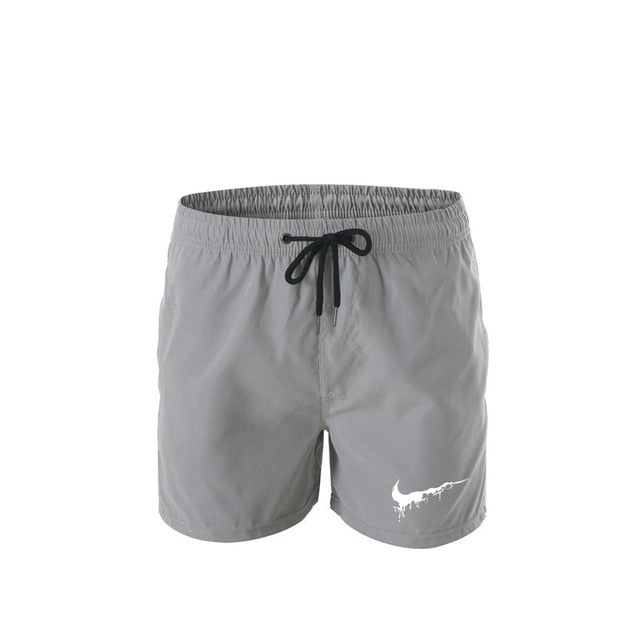 2019 Beach Shorts Men Bottoms Quick Dry Shorts Printing Swimming Surfing Shorts Summer Draw String Elastic Waist Shorts Men