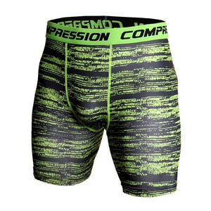 Men Compression Under Layer Short Pants Fashion 3D Print Camouflage Athletic Tights Shorts Bottoms Skinny Shorts Men Bottom