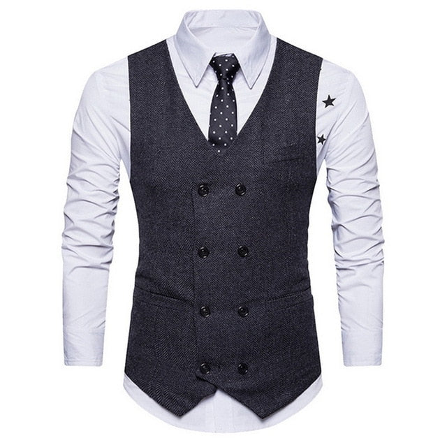 HEFLASHOR 2019 3Pc (jacket + Vest + Trouser) Male Business Dress Cultivate Spring Suit Solid Casual Office Suit Wedding Suits