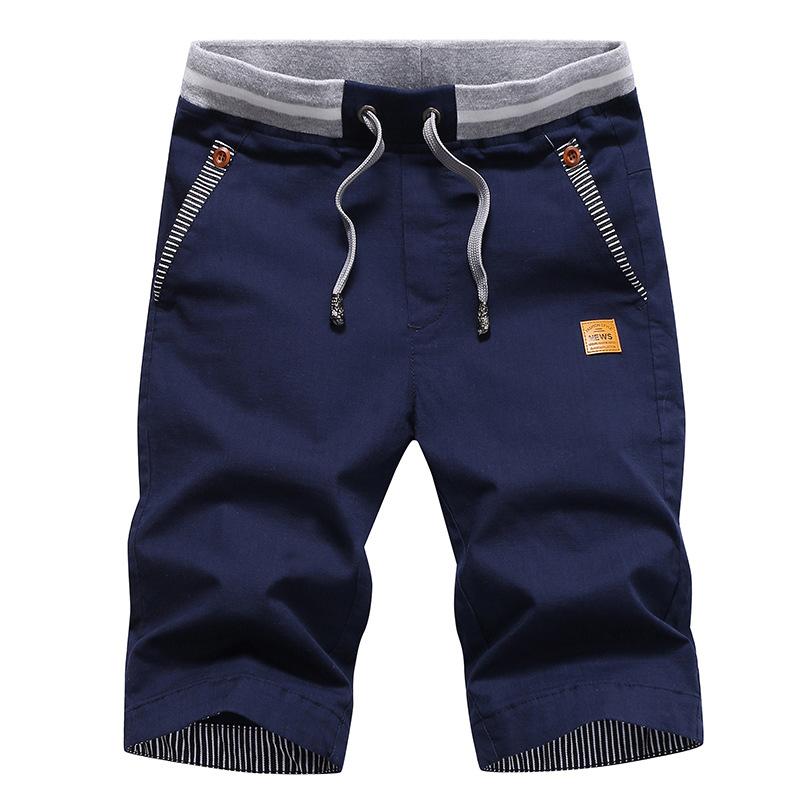 2019 Summer Casual Shorts Men Cotton Slim Fit Beach Men's Shorts Comfortable Bermuda Masculina