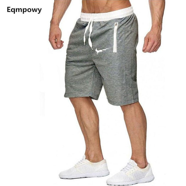 New Fashion Men Sporting Beaching Shorts Trousers Cotton Bodybuilding Sweatpants Fitness Short Jogger Casual Gyms Men Shorts