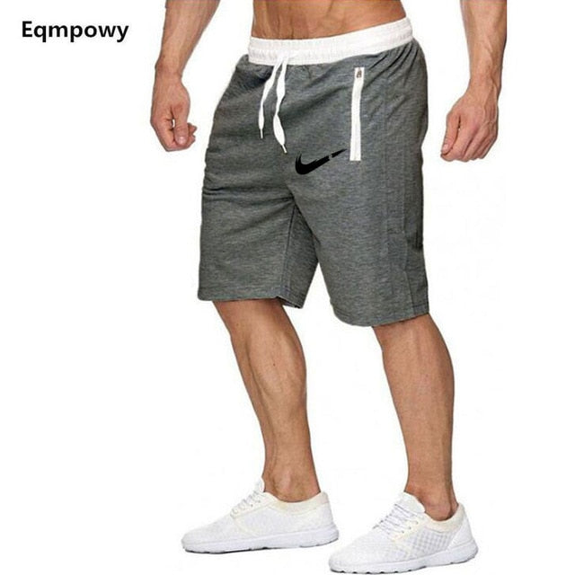 New Fashion Men Sporting Beaching Shorts Trousers Cotton Bodybuilding Sweatpants Fitness Short Jogger Casual Gyms Men Shorts