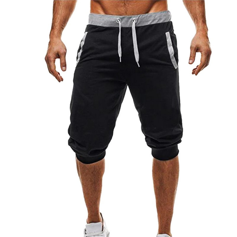 MoneRffi New Men's Shorts High Quality Slim  Bodybuilding Mens Fashion No Logo Short Pants New Fitness Joggers Sweatpants