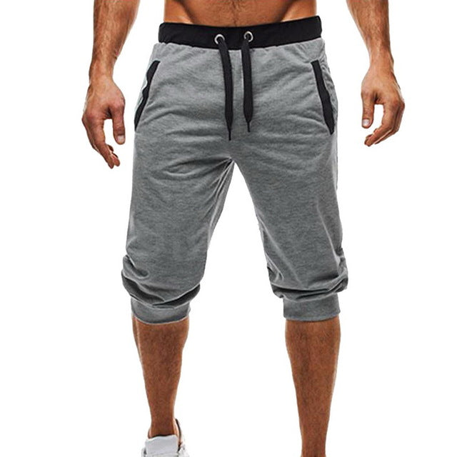 MoneRffi New Men's Shorts High Quality Slim  Bodybuilding Mens Fashion No Logo Short Pants New Fitness Joggers Sweatpants