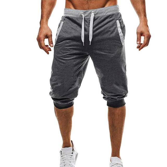 MoneRffi New Men's Shorts High Quality Slim  Bodybuilding Mens Fashion No Logo Short Pants New Fitness Joggers Sweatpants