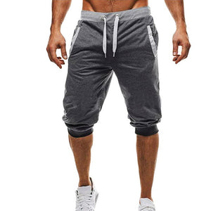 MoneRffi New Men's Shorts High Quality Slim  Bodybuilding Mens Fashion No Logo Short Pants New Fitness Joggers Sweatpants